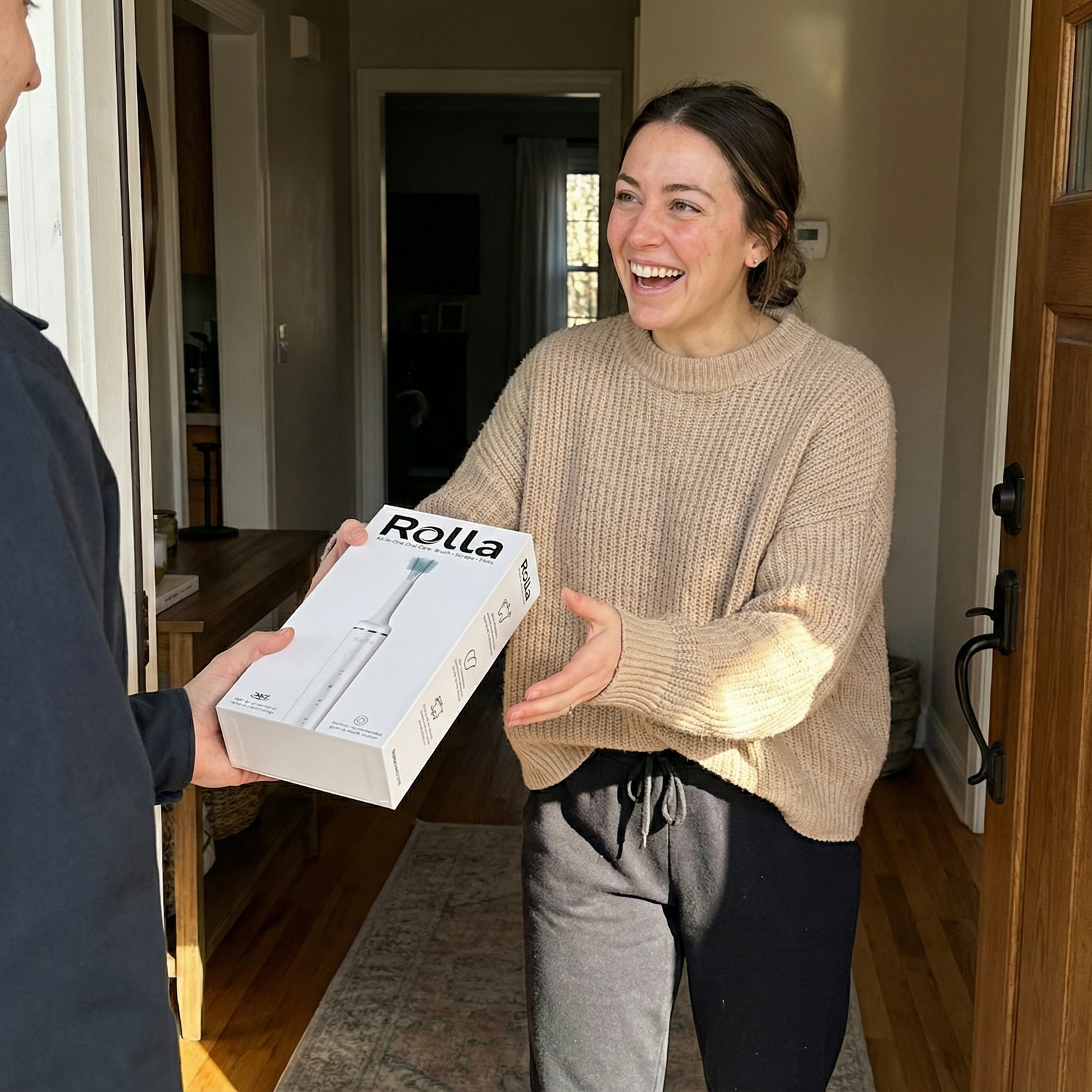 Aktiver automatisk levering og hold Rolla...